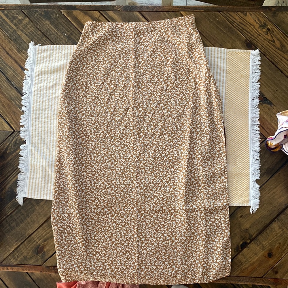 Abercrombie Midi Skirt with slit